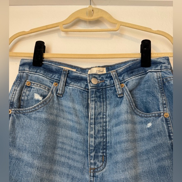 Universal Thread Women’s High Rise Barrel Jeans- Size 4 - Picture 4 of 12